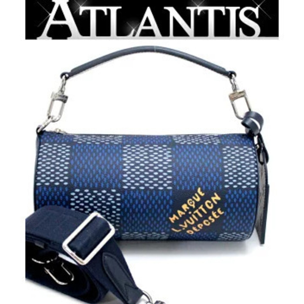 Louis Vuitton Soft Polochon bag Damier Heritage canvas blue